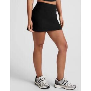Beyond Yoga Spacedye Movement Skirt Skort L Darkest Night Athleisure Tennis Gym